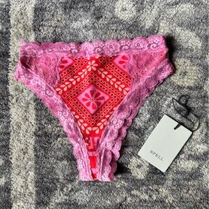 EUC Spell Pink Lace Libertine Brief
